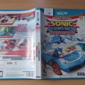Sonic & All-Stars Racing Transformed Nintendo Wii-U Video Game